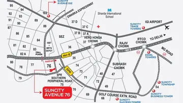 Sample Apartment of 2 BHK Flat for Rent in Suncity Avenue 76 Sector 76, Gurgaon - Image 30117