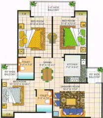 Project Image of 3 BHK Flat for Rent in Vasu Fortune Residency Raj Nagar Extension, Ghaziabad - Image 30377