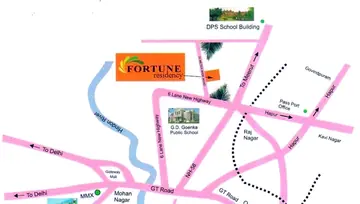 Project Image of 3 BHK Flat for Rent in Vasu Fortune Residency Raj Nagar Extension, Ghaziabad - Image 30376