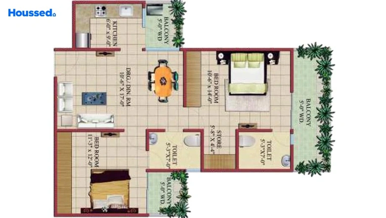 Project Image of 2 BHK Flat for Resale in Star Rameshwaram, Raj Nagar Extension - Image 30798