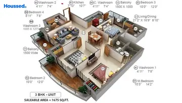 Project Image of 3.5 BHK Flat for Resale in ATS Homes Kraft Happy Trails Greater Noida West, Greater Noida - Image 31826