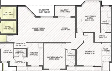 Project Image of 3 BHK Flat for Resale in Jaypee Star Court Jaypee Greens, Greater Noida - Image 32055