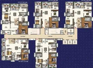 Sample Apartment of 3 BHK Flat for Resale in Vasavi Skyla Hitech City, Hyderabad - Image 33799