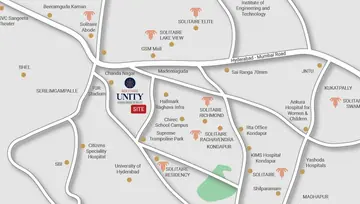 Project Image of 3 BHK Flat for Resale in Technopolis Solitaire Unity Kondapur, Hyderabad - Image 33964