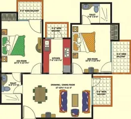 Project Image of 2 BHK Flat for Resale in Amrapali Empire Crossings Republik, Ghaziabad - Image 35774