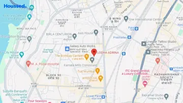 Project Image of 2 BHK Flat for Rent in Lodha Adrina Worli, Mumbai - Image 36091
