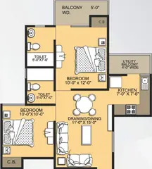 Project Image of 2 BHK Flat for Resale in VVIP Addresses Raj Nagar Extension, Ghaziabad - Image 36033