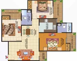 Project Image of 3 BHK Flat for Resale in SCC Heights Raj Nagar Extension, Ghaziabad - Image 36046