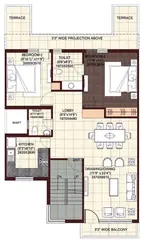 Project Image of 2 BHK Flat for Resale in Wave Floors Wave City NH 24, Ghaziabad - Image 36318