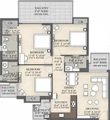 Project Image of 3 BHK Flat for Resale in Irish Platinum Sector 10, Greater Noida - Image 37487