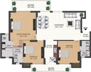 Project Image of 3 BHK Flat for Resale in SS The Coralwood Sector 84, Gurgaon - Image 38907