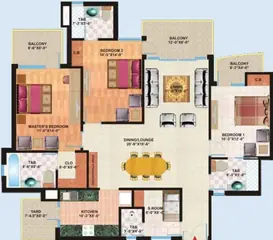 Project Image of 3 BHK Flat for Resale in Mapsko Casa Bella Sector 82, Gurgaon - Image 38971