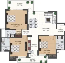 Project Image of 3 BHK Flat for Resale in SS The Coralwood Sector 84, Gurgaon - Image 39006