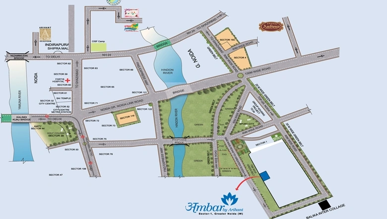 Project Image of 2 BHK Flat for Resale in Arihant Ambar, Sector 1 - Image 39965