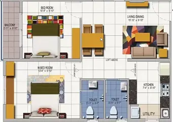 Project Image of 2 BHK Flat for Resale in Urbanrise Spring Is In The Air Ameenpur, Hyderabad - Image 42035