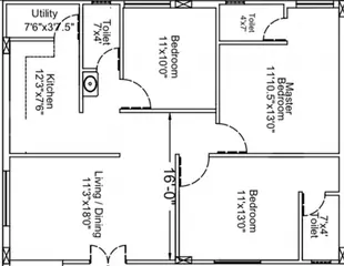 Project Image of 3 BHK Flat for Resale in Yans Enclave Bandlaguda Jagir, Hyderabad - Image 42100