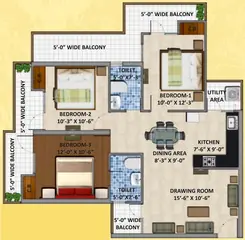 Project Image of 3 BHK Flat for Resale in Dev Hitaishi Heights Raj Nagar Extension, Ghaziabad - Image 42592