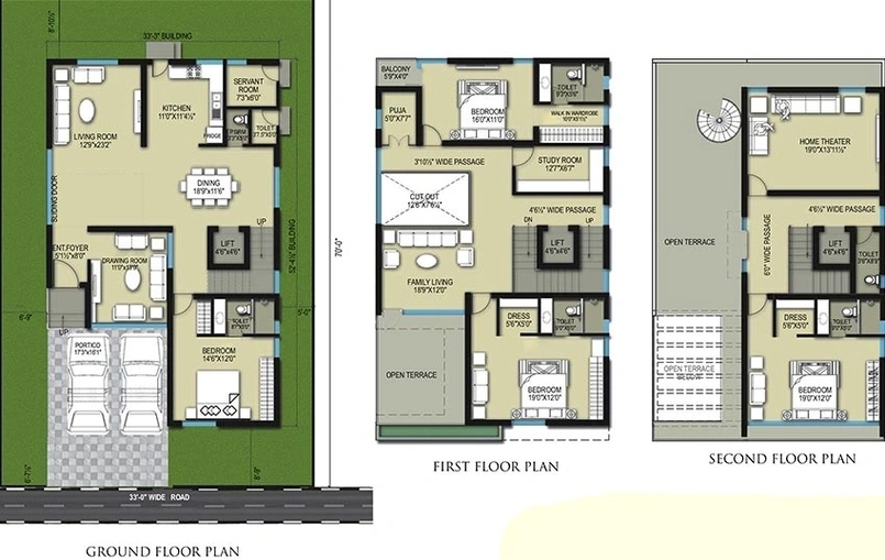 Project Image of 4 BHK House/Villa for Resale in Vasantha City, Hafeezpet - Image 42968