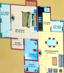 Project Image of 1 BHK Flat for Resale in Techman Moti Residency Raj Nagar Extension, Ghaziabad - Image 43502