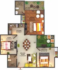 Project Image of 2 BHK Flat for Resale in Sangwan Heights Raj Nagar Extension, Ghaziabad - Image 43730
