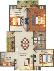 Project Image of 3 BHK Flat for Resale in Sangwan Heights Raj Nagar Extension, Ghaziabad - Image 43725