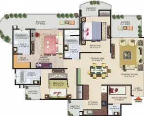 Project Image of 3 BHK Flat for Resale in VVIP Mangal Raj Nagar Extension, Ghaziabad - Image 43691