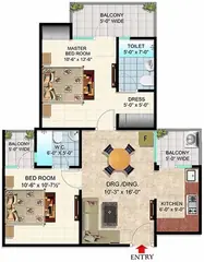 Project Image of 2 BHK Flat for Resale in SCC Blossom Raj Nagar Extension, Ghaziabad - Image 43485