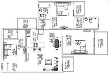 Project Image of 3 BHK Flat for Resale in Gaur City 2 11th Avenue Sector 4, Greater Noida - Image 44264
