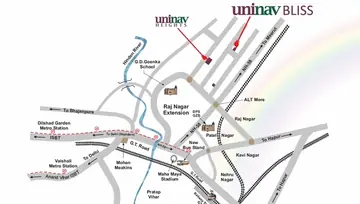 Project Image of 3 BHK Flat for Resale in Uninav Bliss Raj Nagar Extension, Ghaziabad - Image 44770