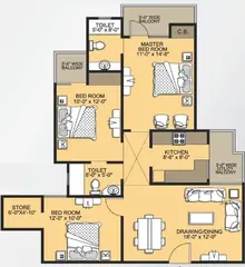 Project Image of 3 BHK Flat for Resale in VVIP Addresses Raj Nagar Extension, Ghaziabad - Image 44754