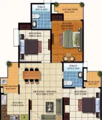 Project Image of 3 BHK Flat for Resale in SVP Gulmohur Garden Raj Nagar Extension, Ghaziabad - Image 44913