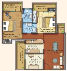 Project Image of 2 BHK Flat for Resale in KW Srishti Raj Nagar Extension, Ghaziabad - Image 44922