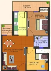 Project Image of 1 BHK Flat for Resale in KW Srishti Raj Nagar Extension, Ghaziabad - Image 44936