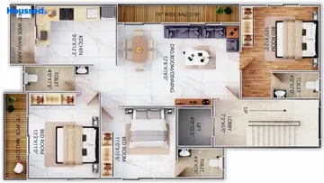 Project Image of 3 BHK Flat for Resale in Omkar Nagar, Nagpur - Image 45211