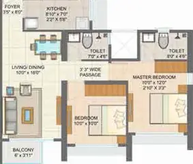 Project Image of 2 BHK Flat for Resale in Runwal Forests Kanjurmarg West, Mumbai - Image 45573