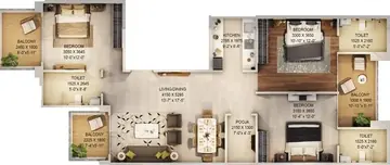 Project Image of 3 BHK Builder Floor for Resale in Signature Global City 37D Sector 37D, Gurgaon - Image 46896