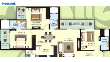 Project Image of 3 BHK Flat for Resale in Sector 16 C, Greater Noida - Image 47510