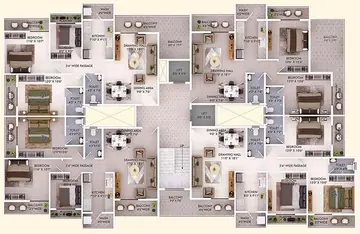 Project Image of 2 BHK Flat for Resale in Vikas Arsh Glory Amravati Road, Nagpur - Image 47474