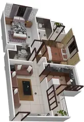Project Image of 2 BHK Flat for Resale in Satyamitra Rajlaxmi Nature Rau, Indore - Image 48736